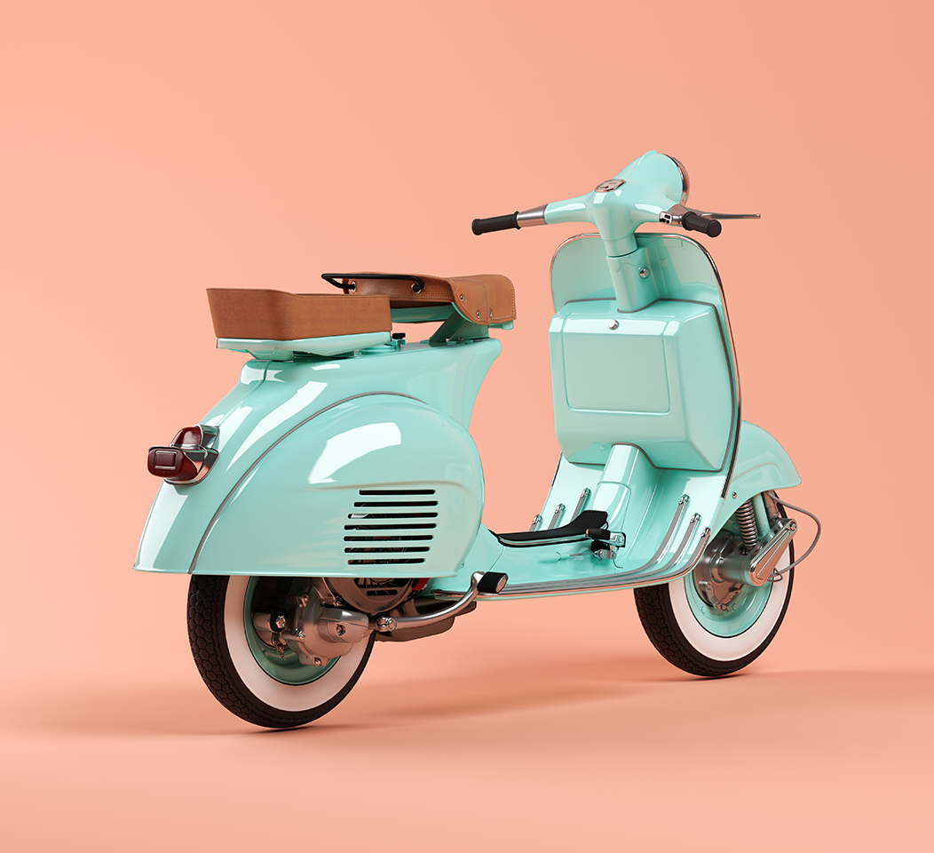 blue-scooter-on-pink-background-3-d-illustration-TM63HSJ